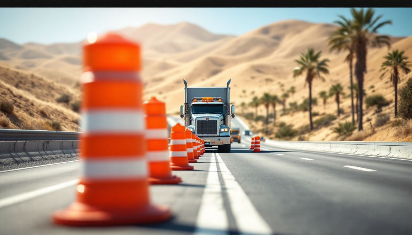 Traffic OS — California freeway lane closure and work zone requirements