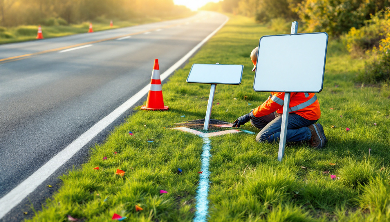 Traffic OS — Call 811 before installing work zone signs