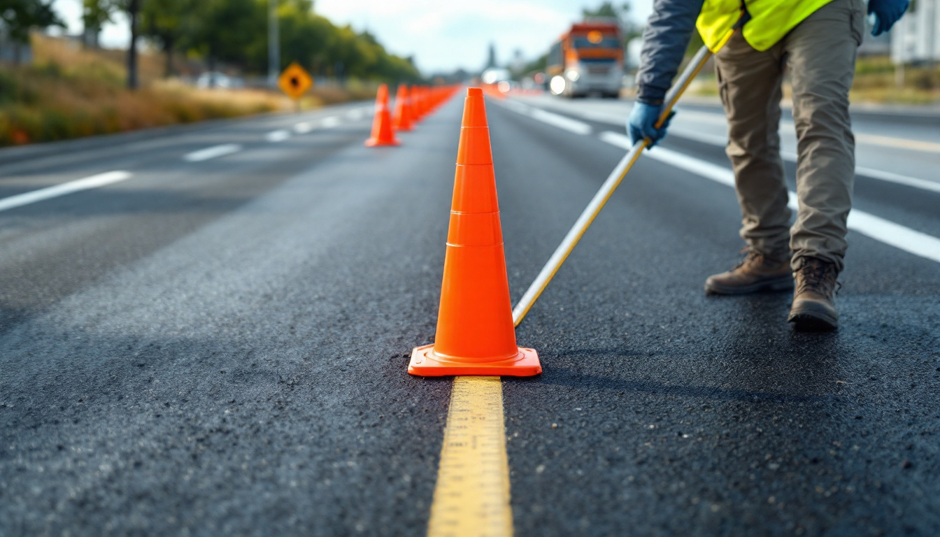Traffic OS — Channelizing device spacing explained