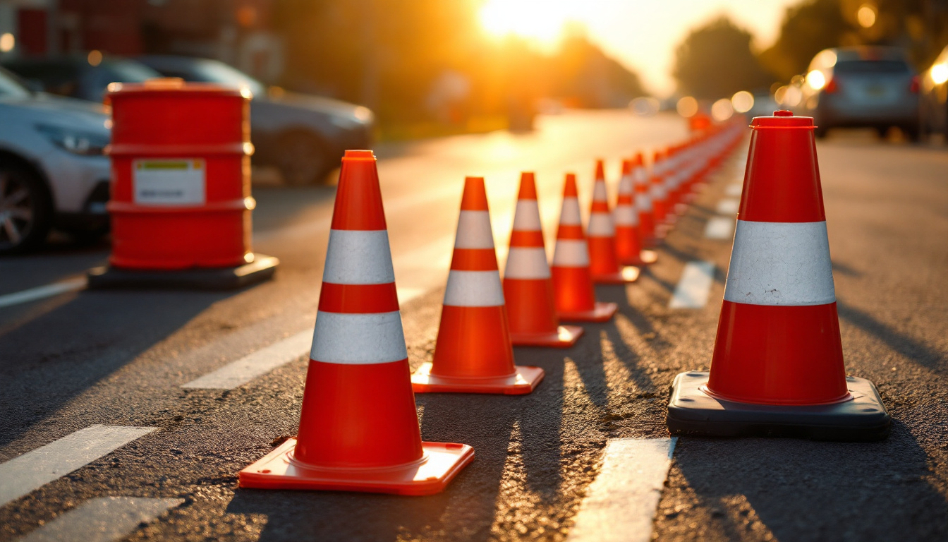Traffic OS — Channelizing devices: cones, drums, tubular markers, and vertical panels