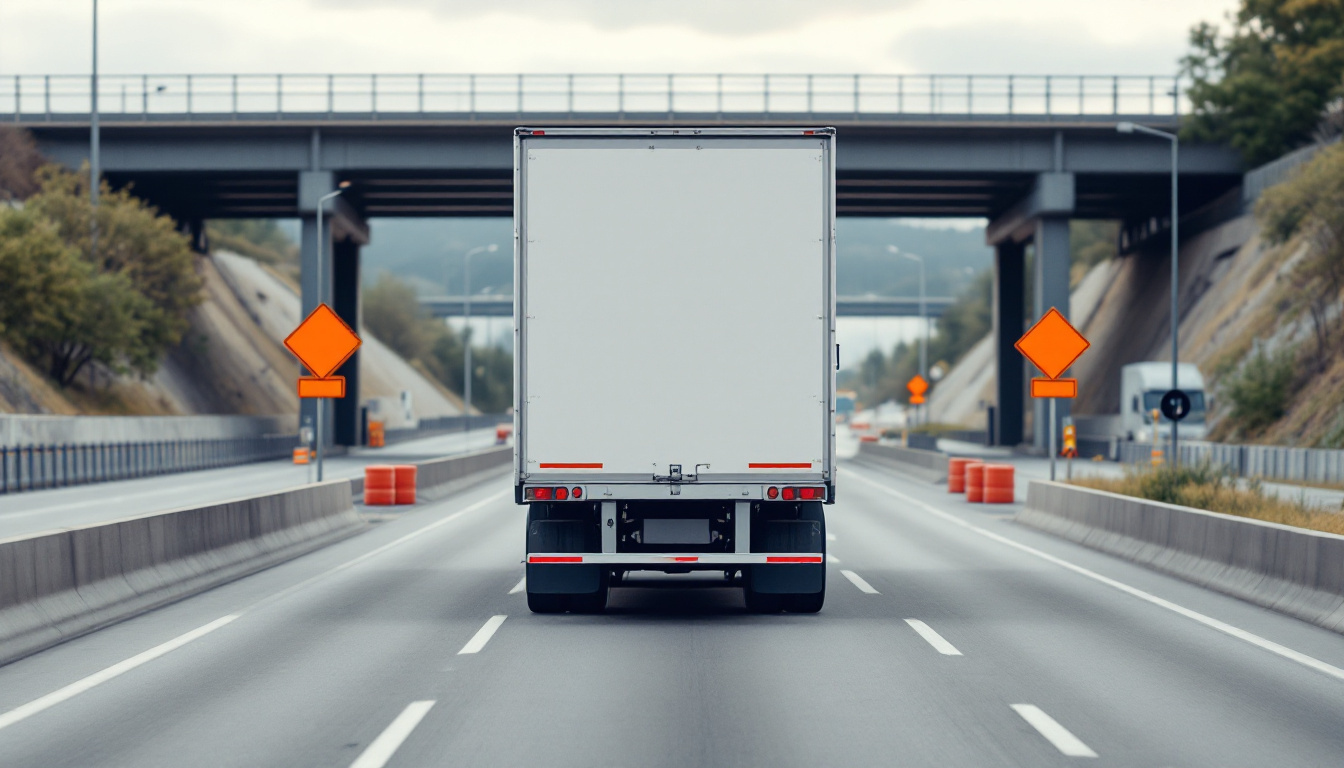 Traffic OS — Large trucks in work zones