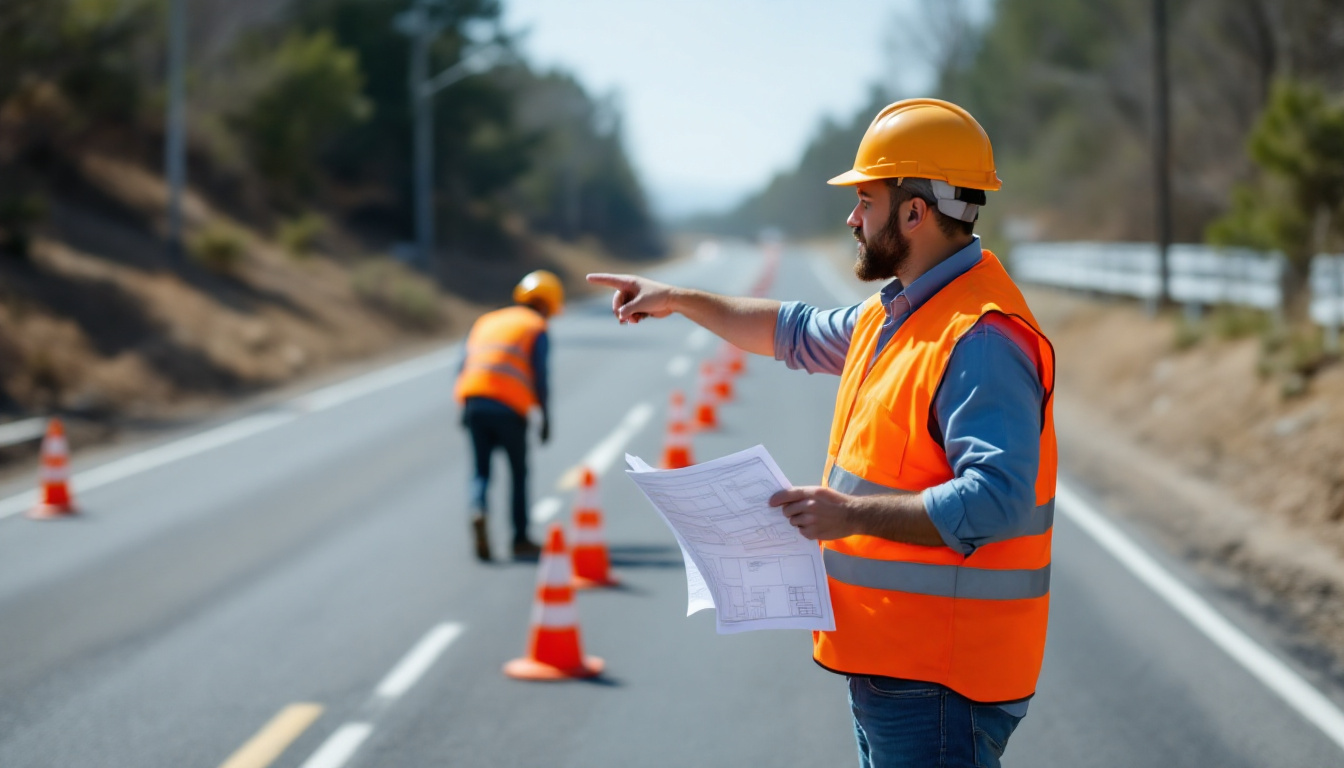 Traffic OS — reading a traffic control plan on site