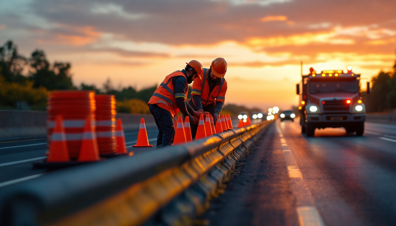 Traffic OS — Setting up and removing a work zone safely