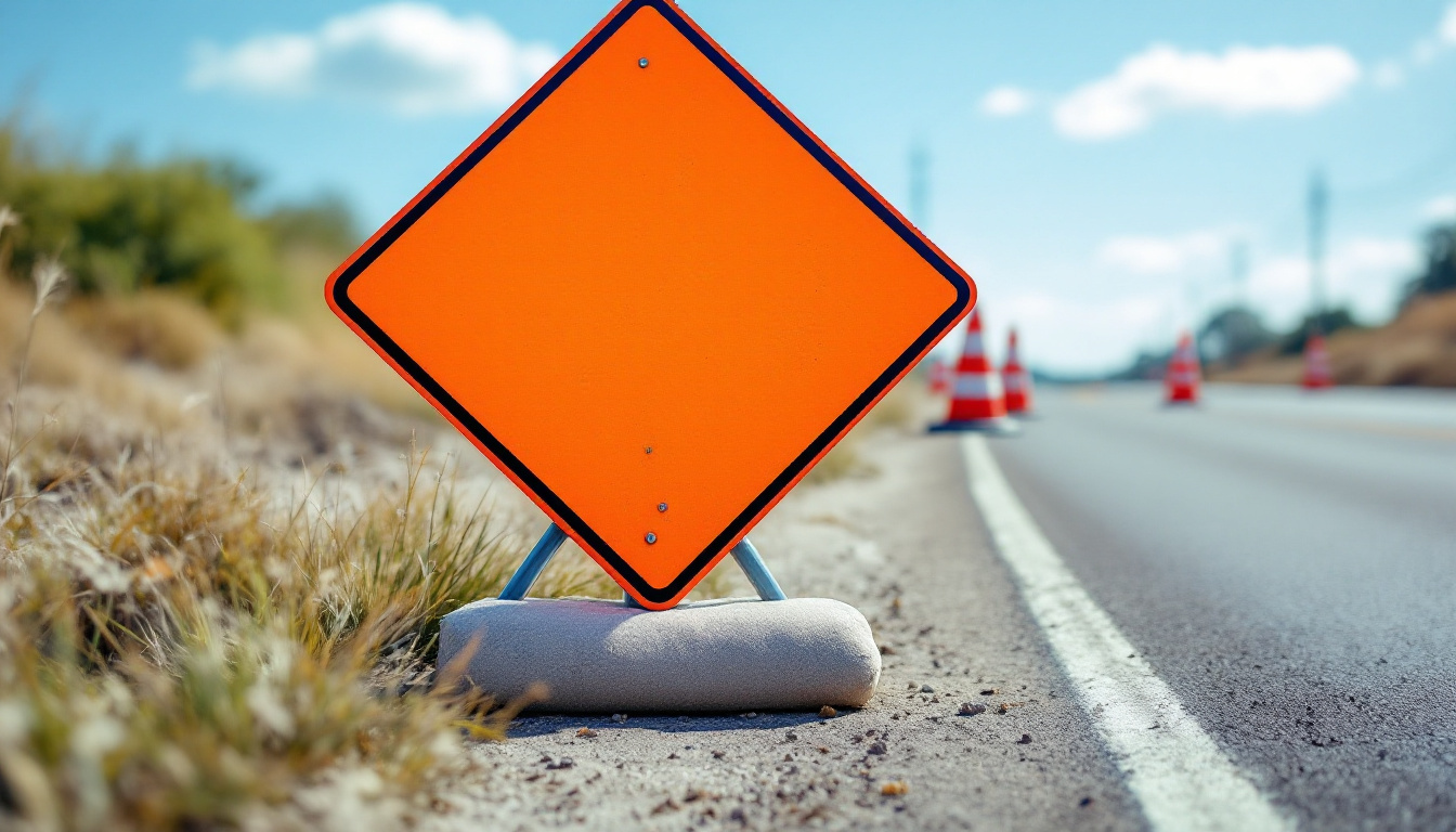 Traffic OS — Sign stands, sandbags and ballast in work zones